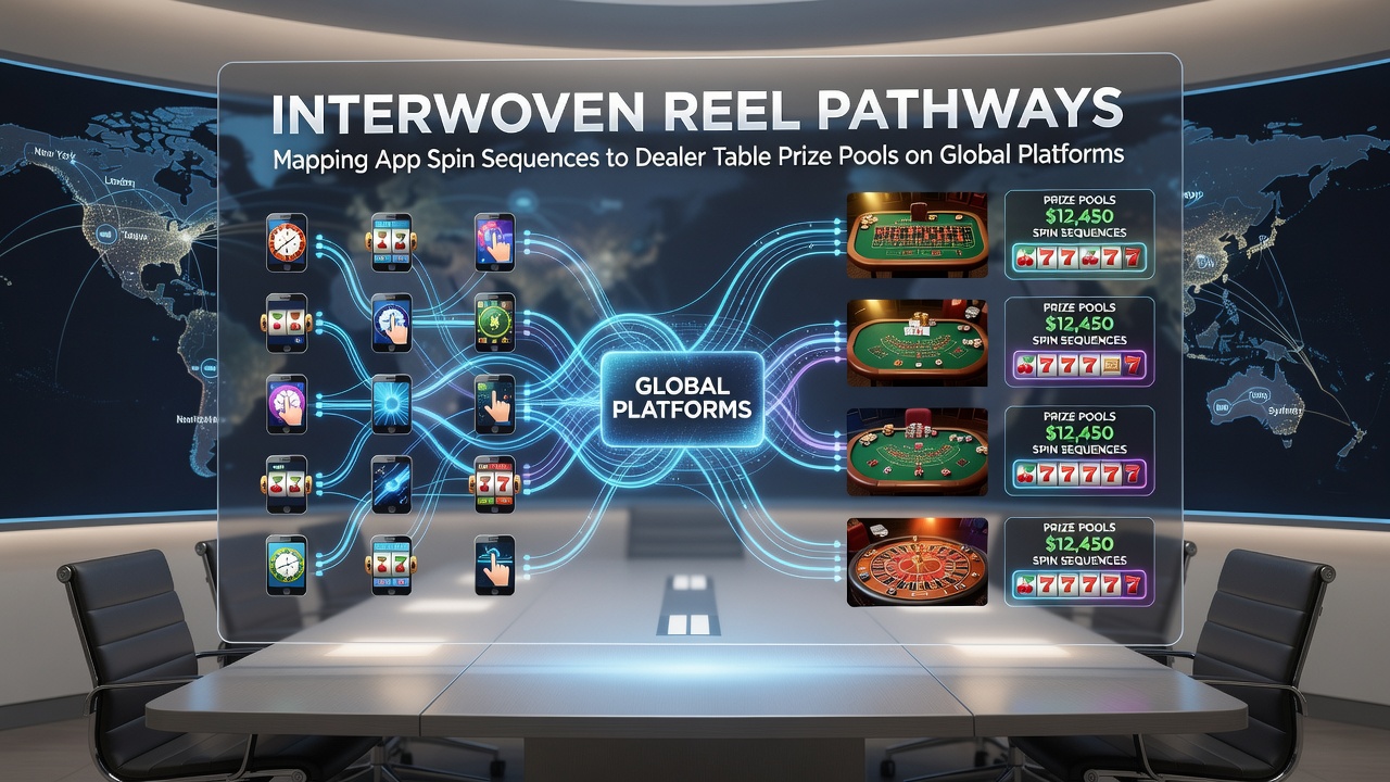 Global platform dashboard showing reel-to-table prize pool integrations
